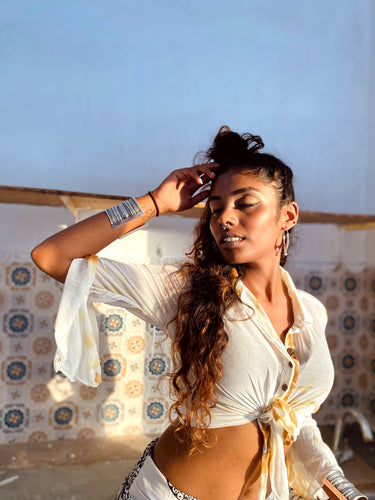 Top Camisa Lua Tie Dye